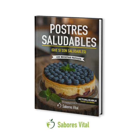+24 postres saludables (que si son saludables)